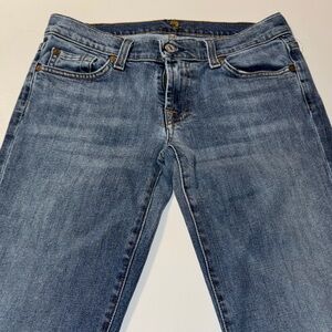 7 For All Mankind Light‎ Blue Flared Jeans